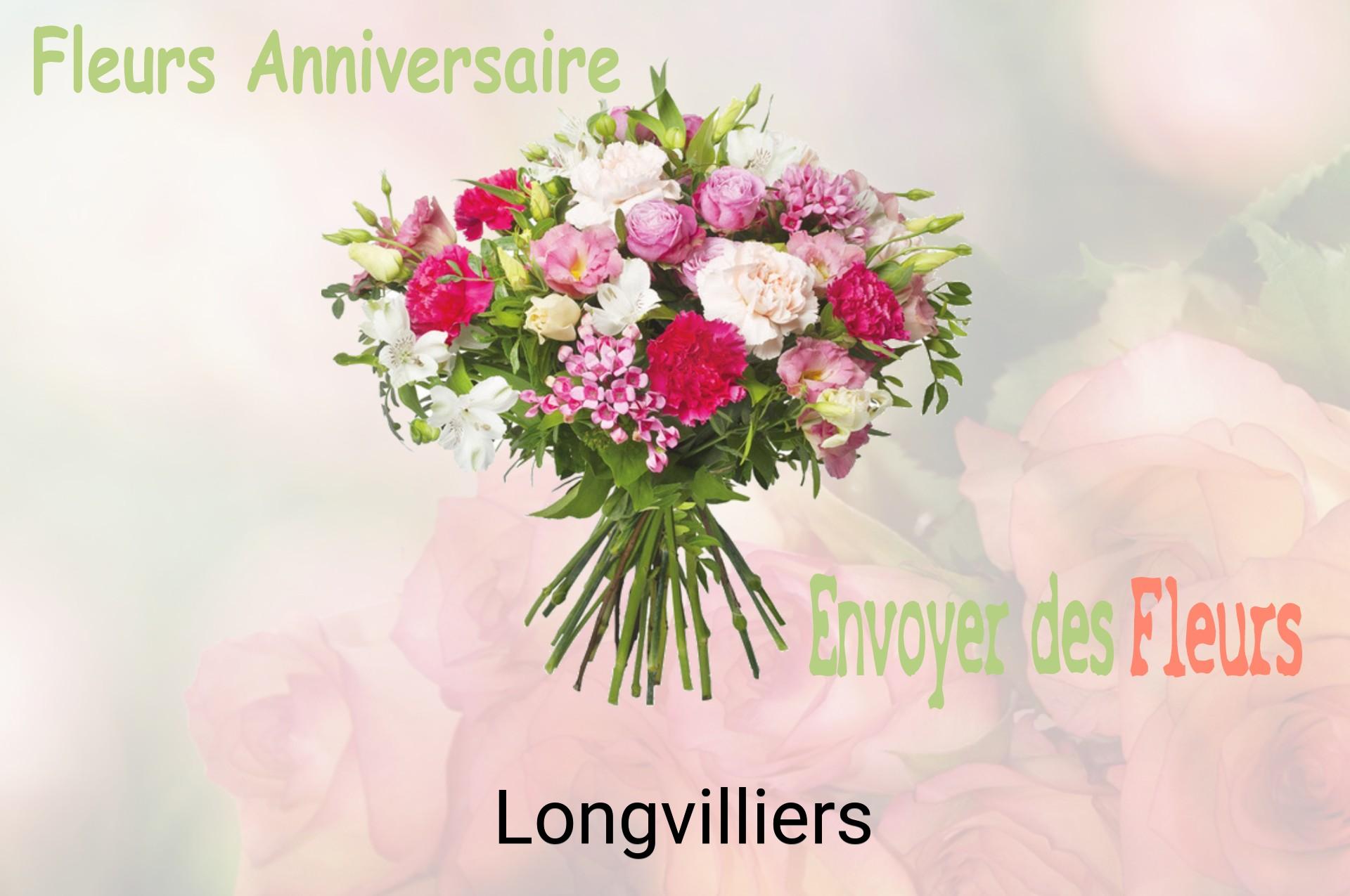 Bouquet de fleurs d’anniversaire livré à Longvilliers