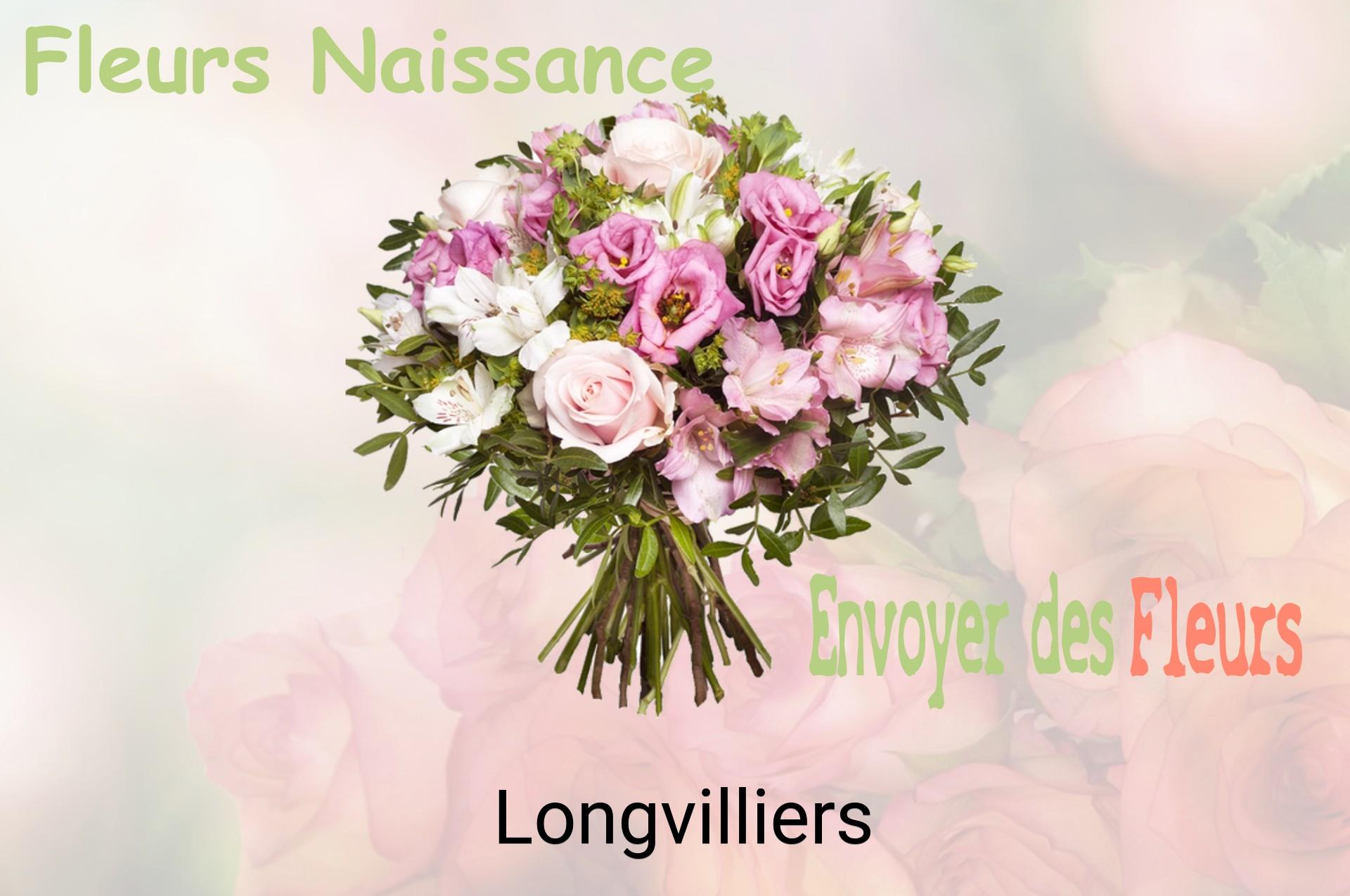 Bouquet de fleurs de naissance livré à Longvilliers